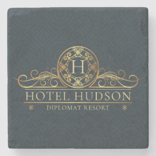 Hotel Luxury Branding Steinuntersetzer