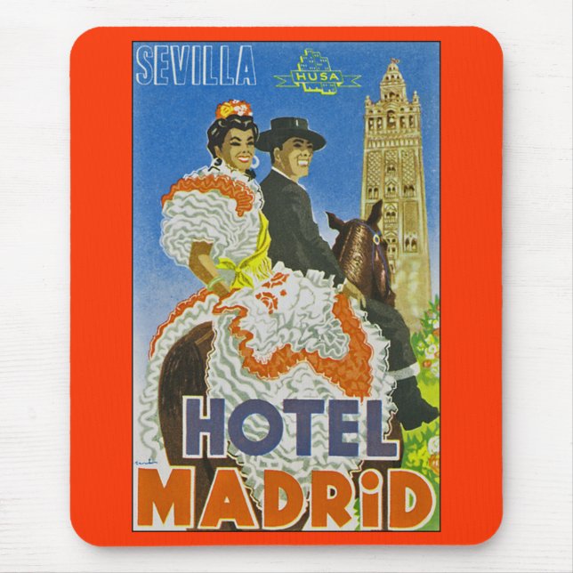 Hotel Madrid Mousepad (Vorne)