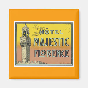 Hotel Majestic Florence Magnet