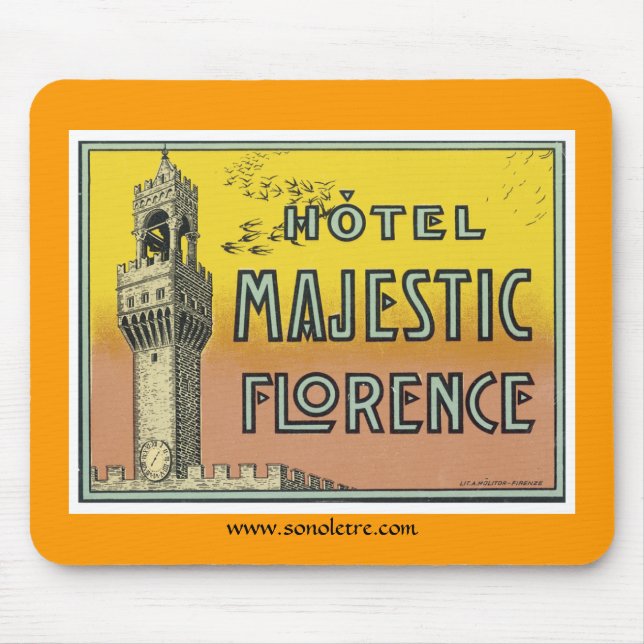 Hotel Majestic Florence Mousepad (Vorne)