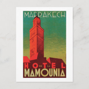 Hotel Mamounia Marrakesch Postkarte