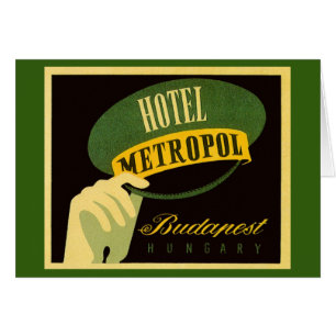 Hotel Metropol Budapest Ungarn Bellhop Hat