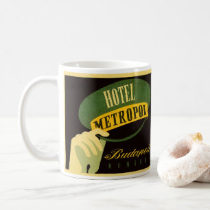 Hotel Metropol Budapest Ungarn Bellhop Hat Tasse