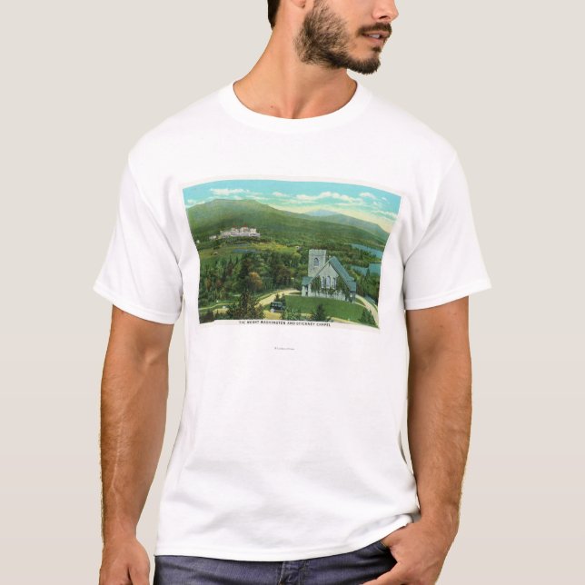 Hotel Mt Washington, Stickney Kapellen-Ansicht T-Shirt (Vorderseite)