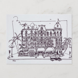 Hotel Negresco English Promenade   Nizza, Frankrei Postkarte