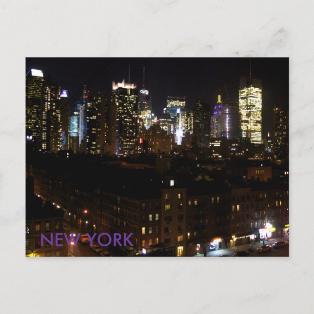 Hotel, NEW YORK Postkarte (Vorderseite)