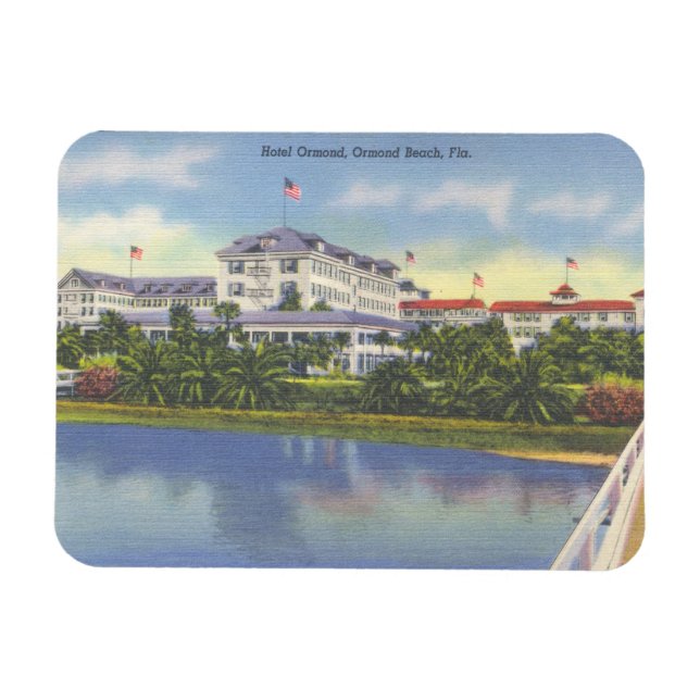 Hotel Ormond, Ormond Beach Florida Magnet (Horizontal)