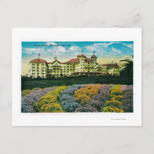 Hotel Potter and Grounds Postkarte (Vorderseite)