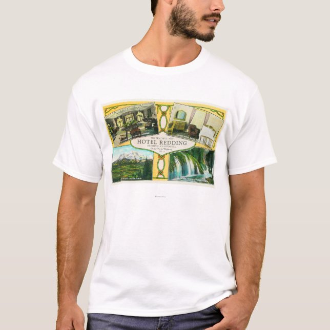 Hotel Redding Innenansichten mit landschaftlichen T-Shirt (Vorderseite)
