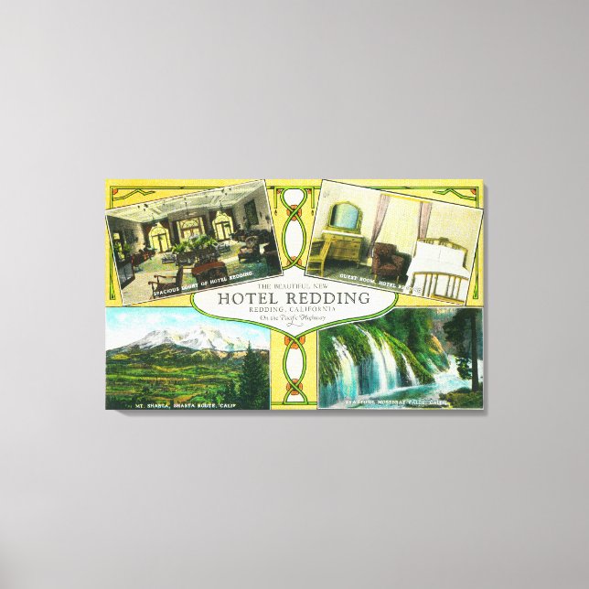 Hotel Redding Räume Ausblicke mit Landschaftlichen Leinwanddruck (Vorderseite)