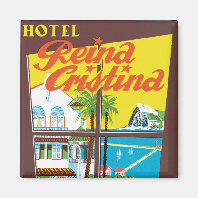 Hotel Reina Cristina ~ Algeciras Magnet (Vorne)