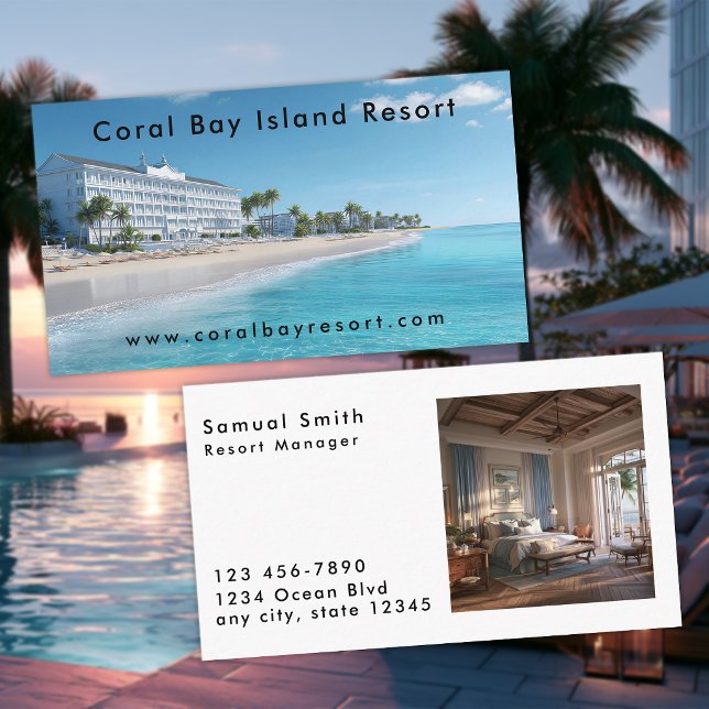 Hotel / Resort am Meer  Visitenkarte (Von Creator hochgeladen)