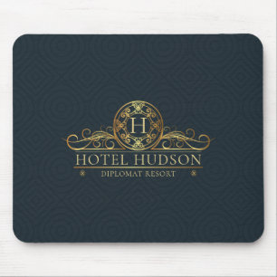 Hotel Resort Branding Luxus Mit Monogramm Mousepad