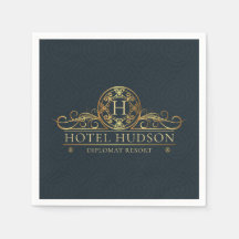 Hotel Resort Branding Luxus Mit Monogramm