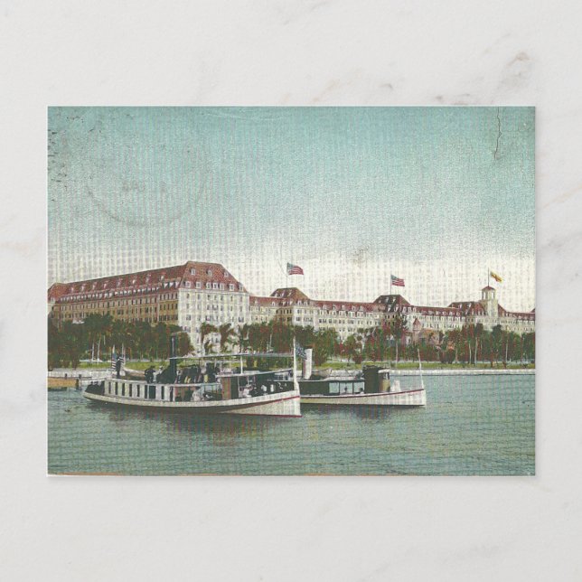 Hotel Royal Poinciana. Palm Beach 1920 Postkarte (Vorderseite)