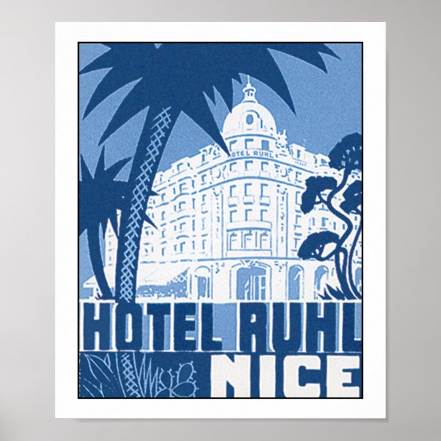 Hotel Ruhl Nice Poster (Vorne)