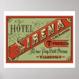 Hotel Sirena (Tivoli - Italy) Poster