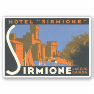 Hotel Sirmion Lago Di Garda Aufkleber