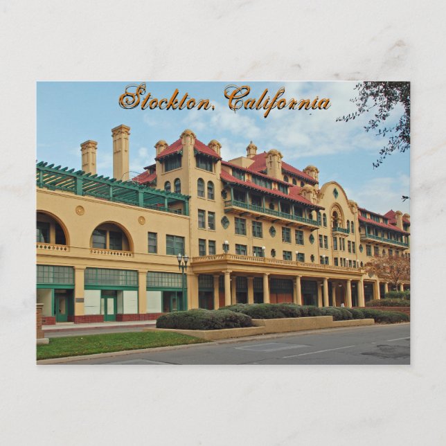 Hotel Stockton Postkarte (Vorderseite)