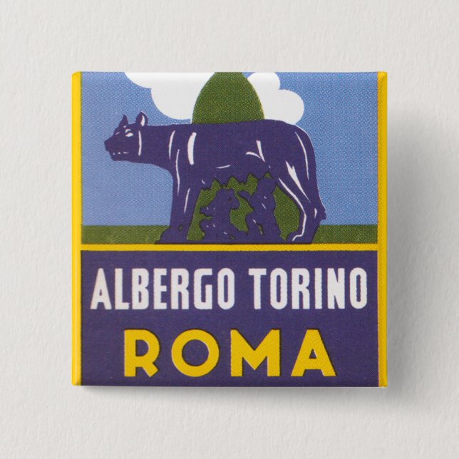 Hotel Torino Button (Vorderseite)