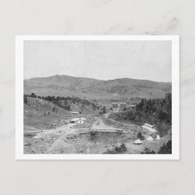 Hotel und Bathhouses im Wiwalakahta Canyon Postkarte (Vorderseite)