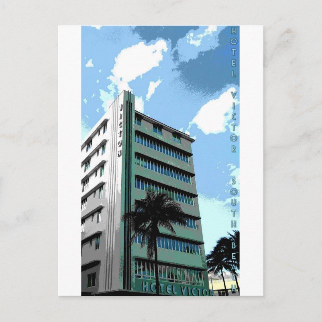 Hotel Victor Miami Beach Postkarte (Vorderseite)