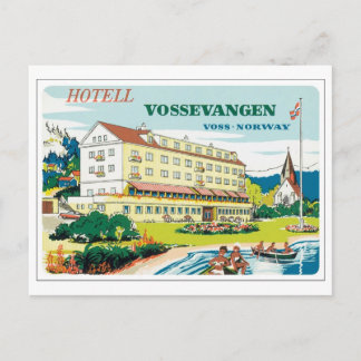 Hotel Vossevangen, Voss Norwegen Postkarte