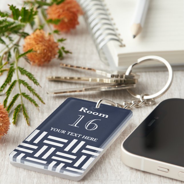 Hotellodge Resort Custom Zimmer Schlüssel Schlüsselanhänger (Vorderseite rechts)