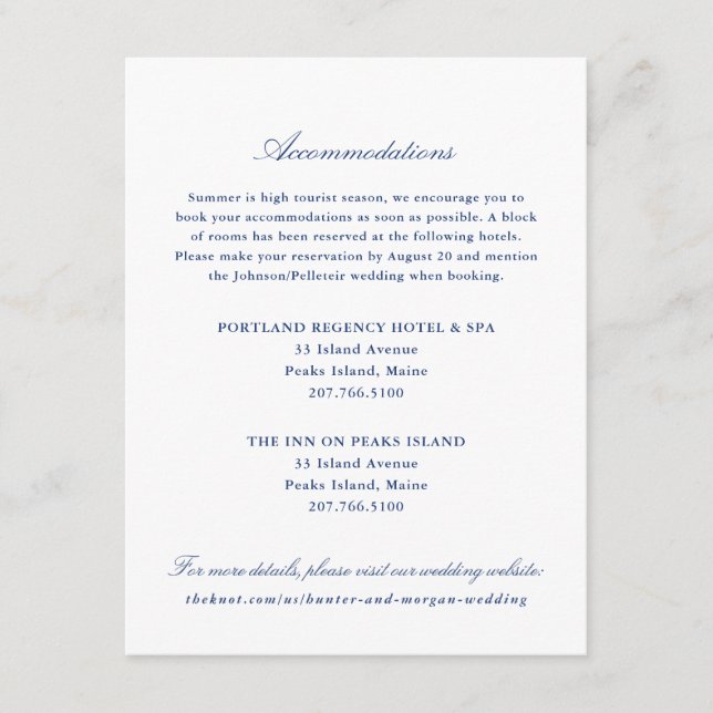 Hotelunterkünfte Beilage Karte - Casco Bay - 2 (Vorderseite)