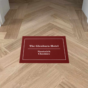Hotelzimmer oder fußmatte
