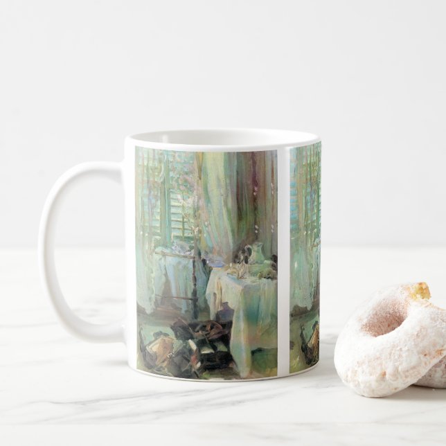 Hotelzimmer von John Singer Sargent Tasse (Mit Donut)