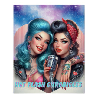 HotFlash Chronicles Glossy Poster