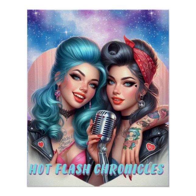 HotFlash Chronicles Glossy Poster (Vorderseite)