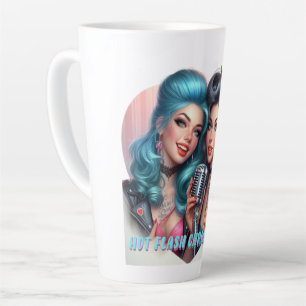 Hotflash Chronicles - Sip, Lachen, wiederholen Lat Milchtasse