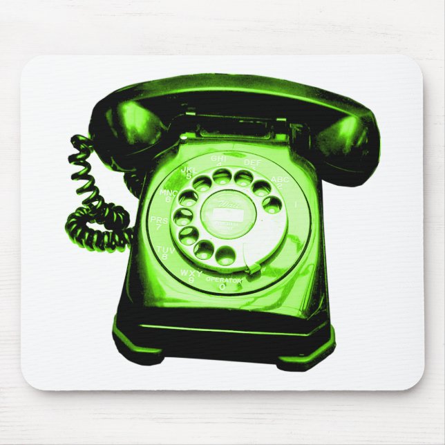 Hotline Green Mousepad (Vorne)