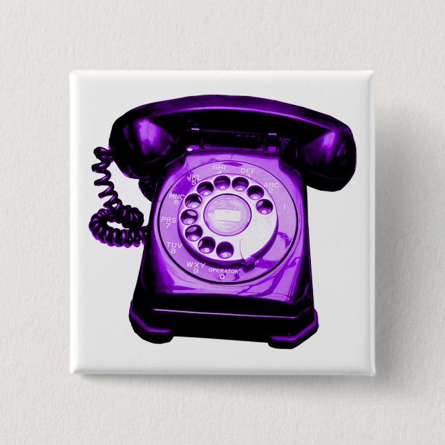 Hotline Lila Button (Vorderseite)