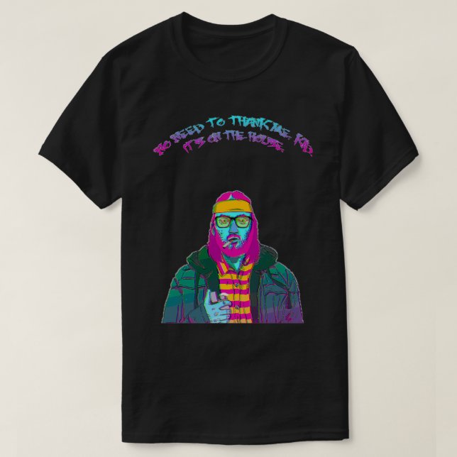 Hotline Miami Beard Art T-Shirt (Design vorne)