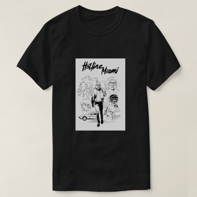 Hotline Miami Classic T-Shirt (Design vorne)