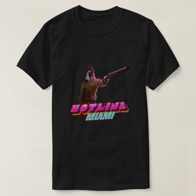 Hotline Miami - Jacket Essential T-Shirt (Design vorne)