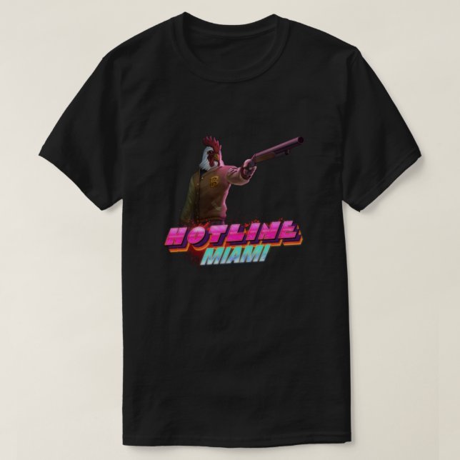 Hotline Miami- Jacket T-Shirt (Design vorne)