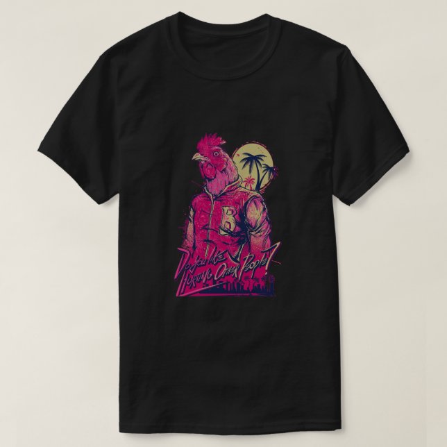 Hotline Miami Richard Classic T-Shirt (Design vorne)