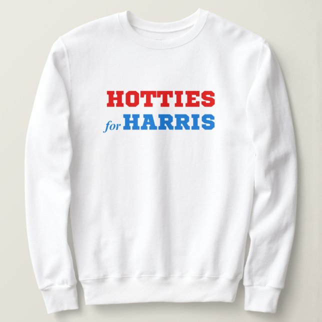 Hotlines für Harris Political Funny Kamala Crewnec Sweatshirt (Design vorne)