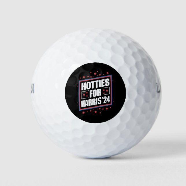 Hotlines für Kamala Harris Golfball (Vorderseite)