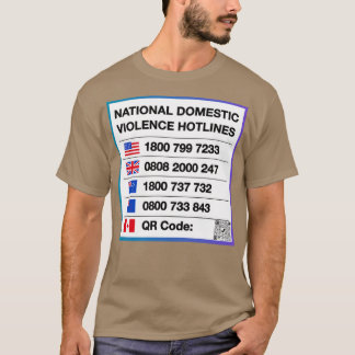 Hotlines für nationale Gewalten T-Shirt