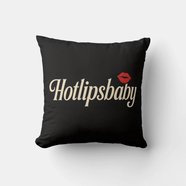Hotlipsbaby Rock ’n’ Roll Pillow - Kissen (Vorderseite)