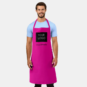 HotPink für moderne, benutzerfreundliche Firmenlog Schürze