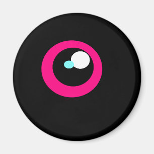 HotPink Monster-Kühlschrank-Augenmagnet #2 Magnet