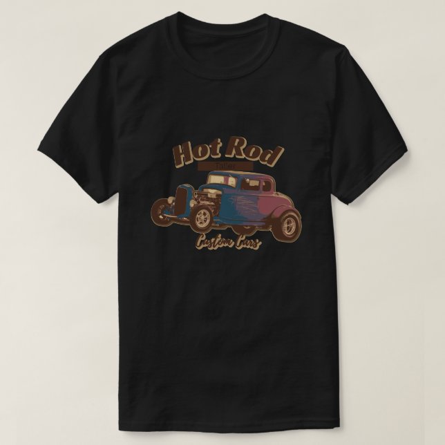 HotRod Custom cars T-Shirt (Design vorne)