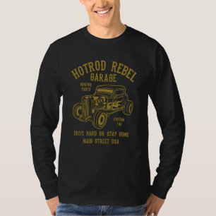 Hotrod-Rebell Automobil Nostalgie Altwagen T-Shirt