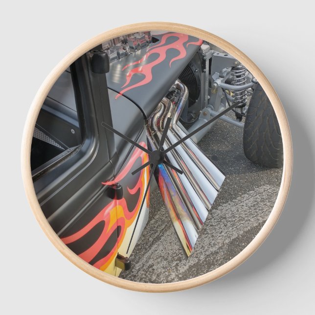 HotRod-Roadster Uhr (Vorderseite)